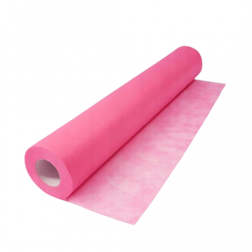 Podkład medyczny z włókniny w rolce różowy 70cm x 50m PREMIUM